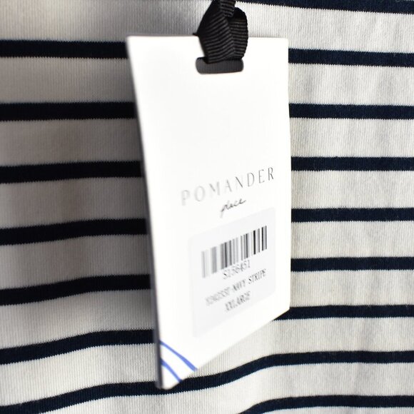 Pomander Place Navy Stripe Gio Maxi Dress NEW - XXL - Picture 10 of 10